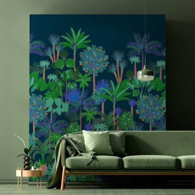 Papier peint palmiers et vgtaion tropicale panoramique Pitaya 384x275